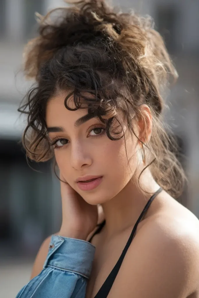 easy updo hairstyles for medium hair