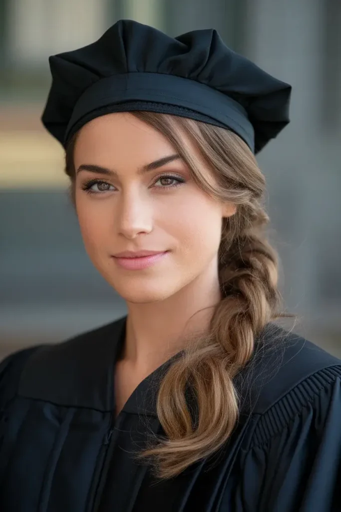 Graduation Hairstyles With Cap