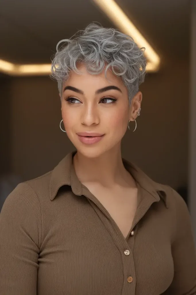 Pixie Cuts for Gray Hair