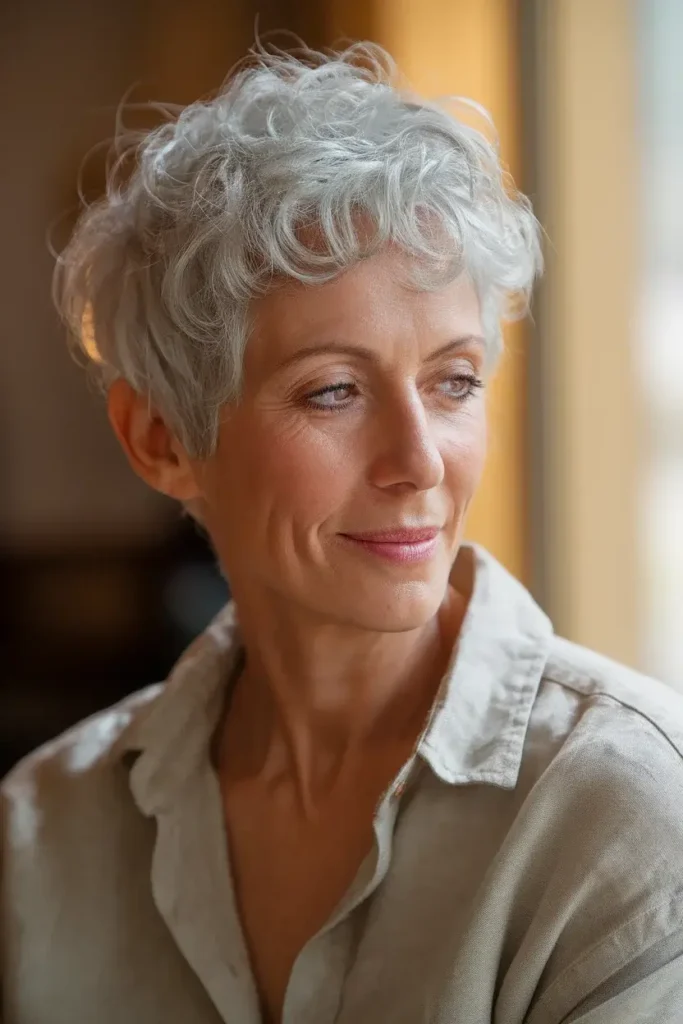 Pixie Cuts for Gray Hair