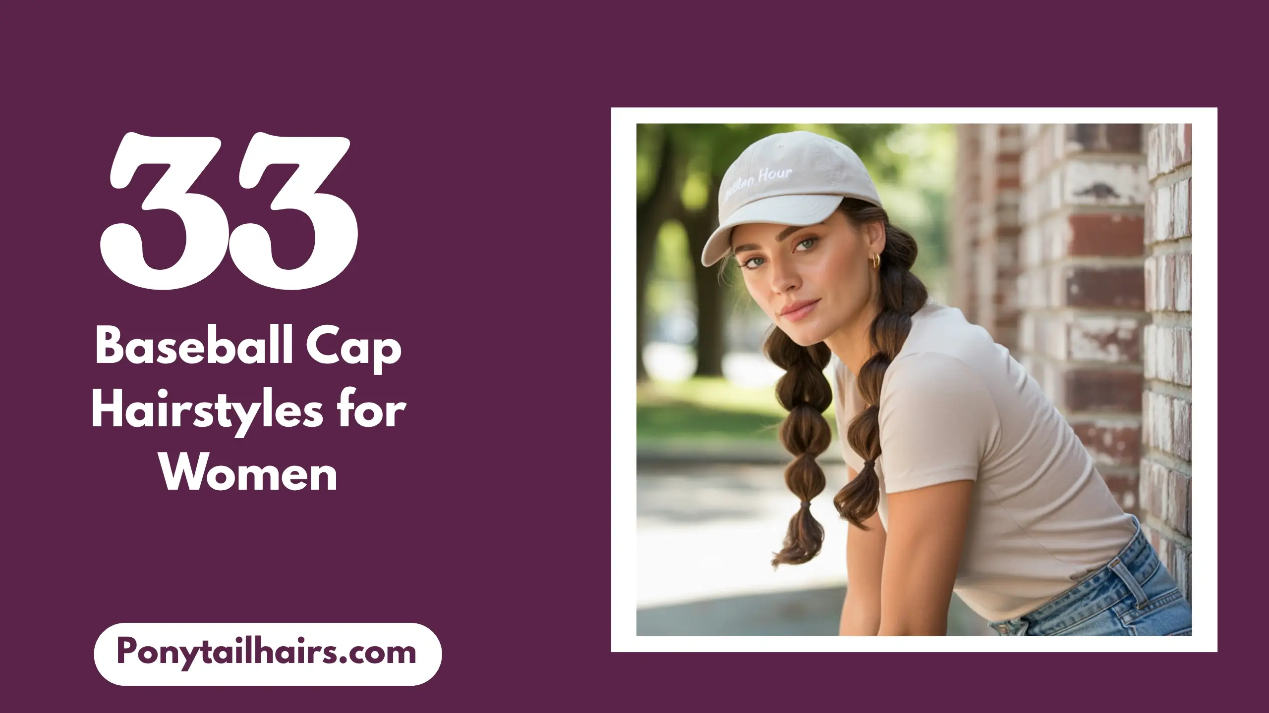 Baseball Cap Hairstyles for Women