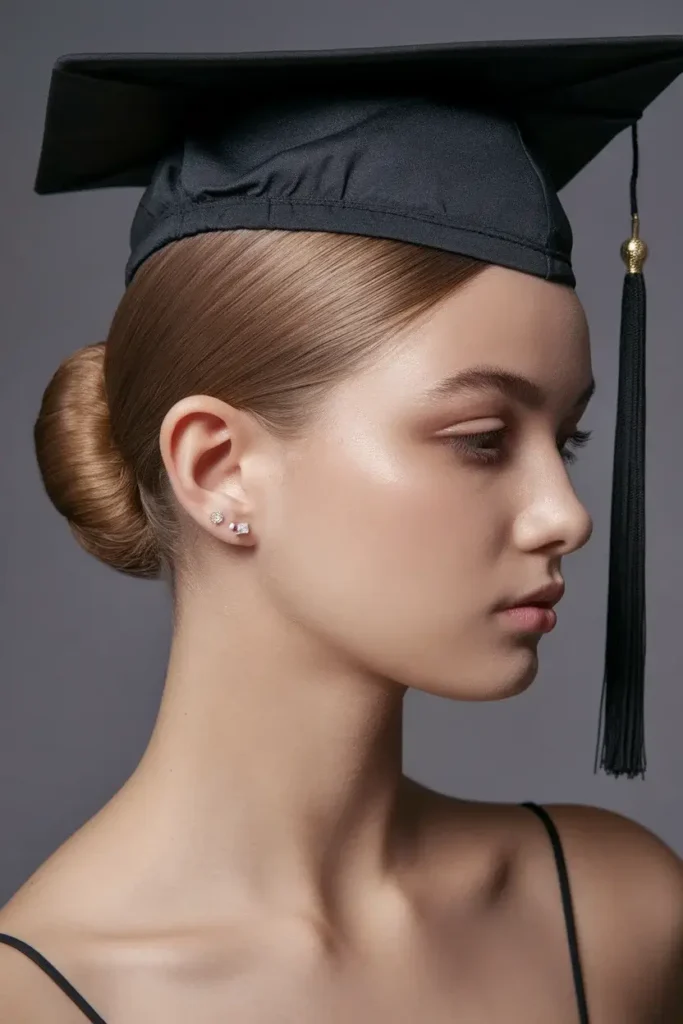 Graduation Hairstyles With Cap