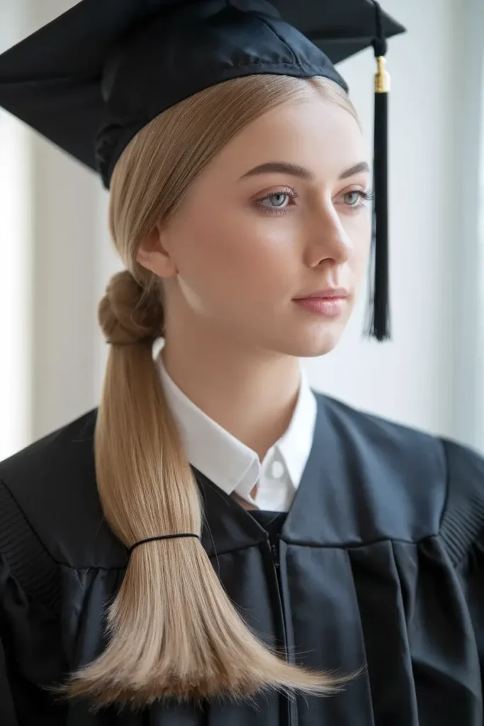 Graduation Hairstyles With Cap