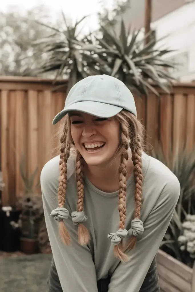 Baseball Cap Hairstyles for Women