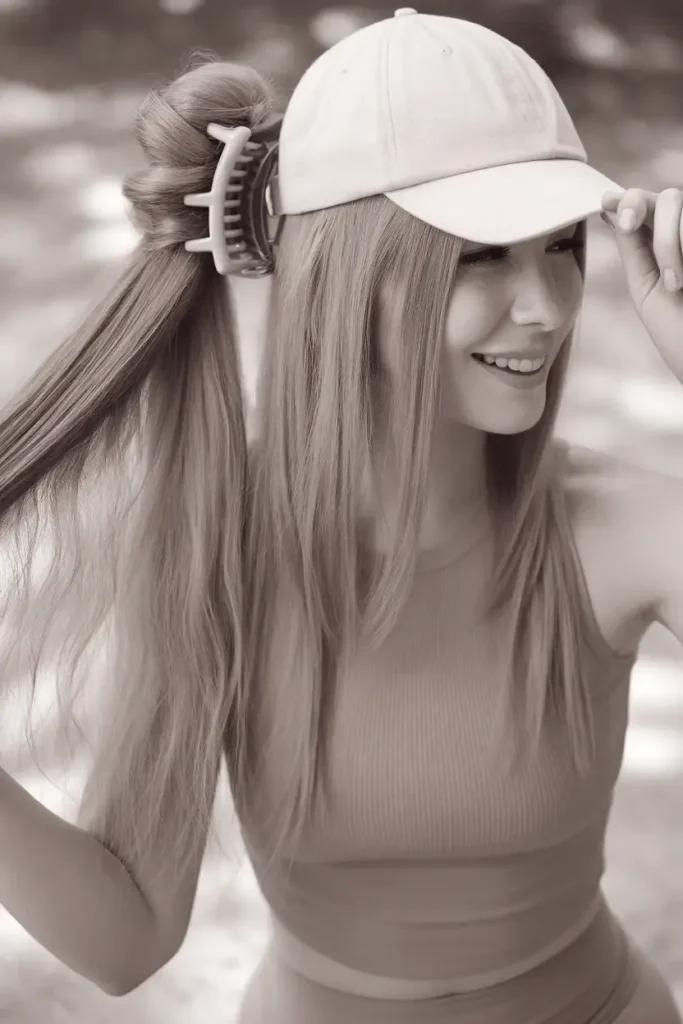 Baseball Cap Hairstyles for Women