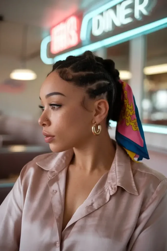 Scarf Ponytail