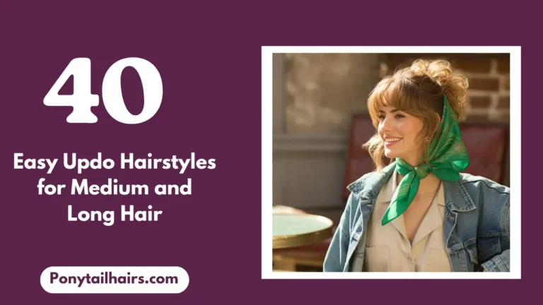 Easy Updo Hairstyles for Medium and Long Hair