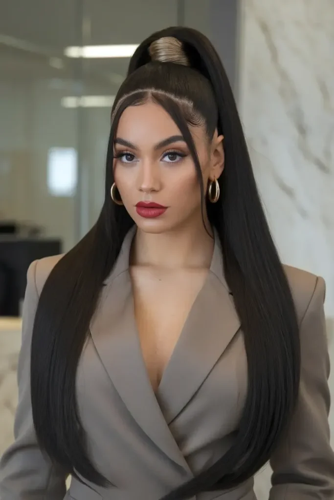 Classic High Ponytail
