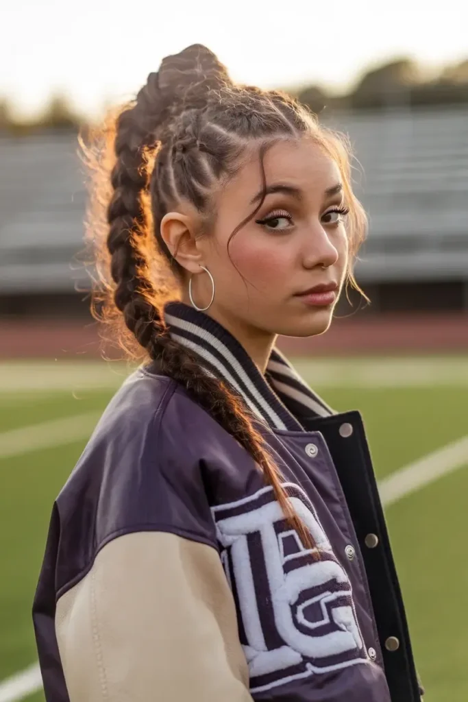 High School Hairstyles Girl