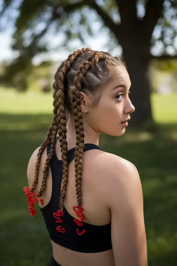 Double Dutch Braids with a Twist