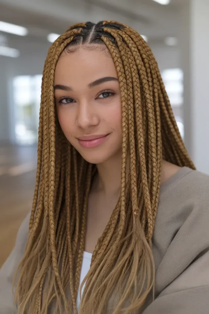 Big Box Braids Hairstyles