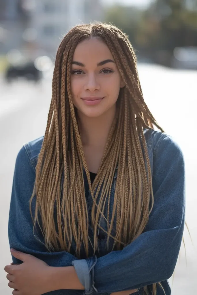 Big Box Braids Hairstyles