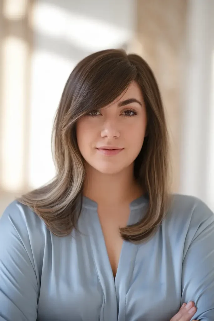 Bangs For Round Face
