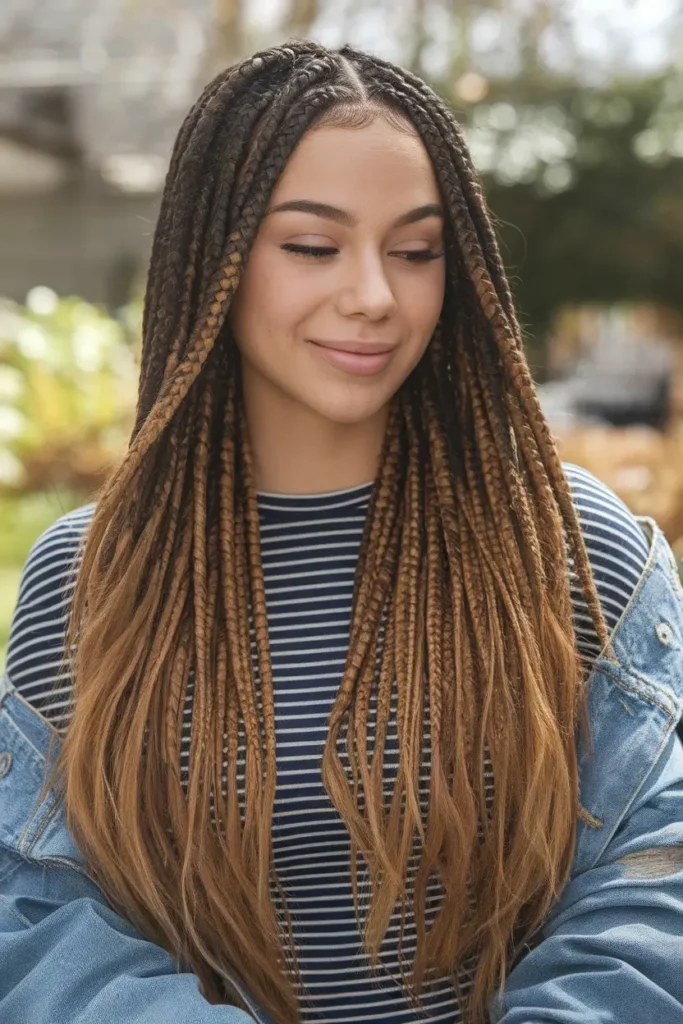 Big Box Braids Hairstyles