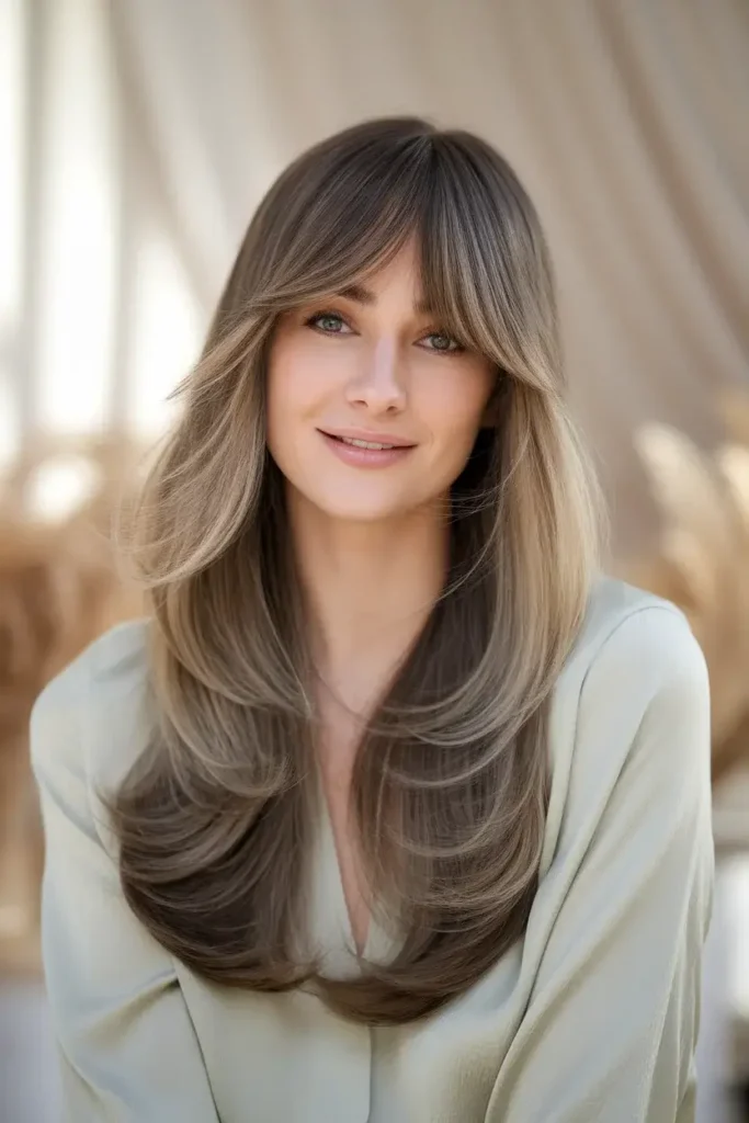 Bangs For Round Face