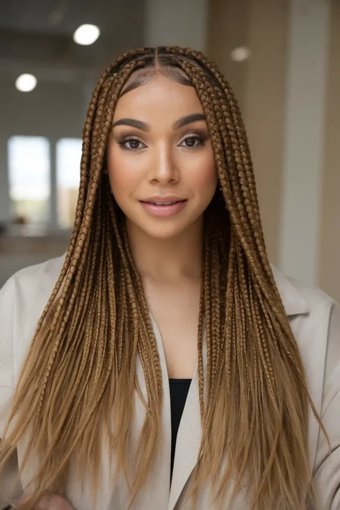 Big Box Braids Hairstyles