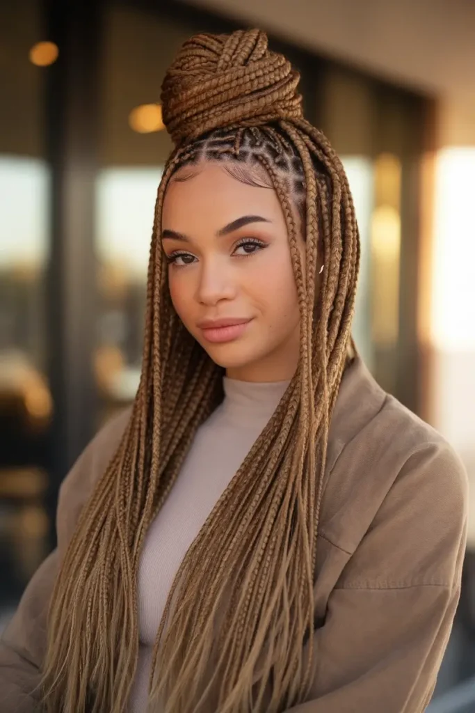 Big Box Braids Hairstyles