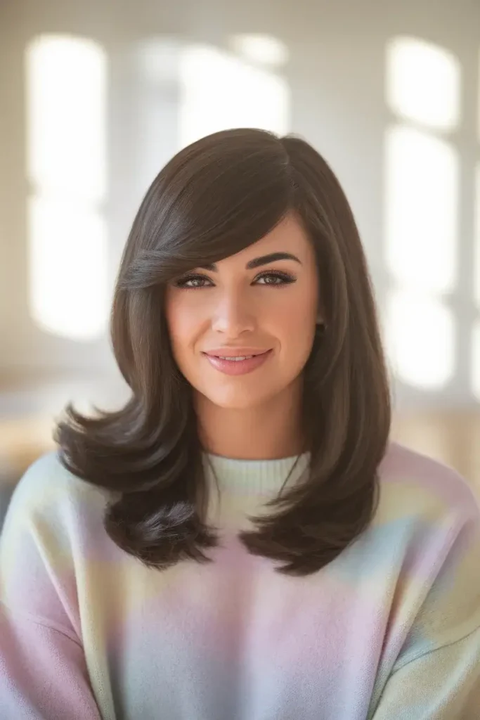 Bangs For Round Face