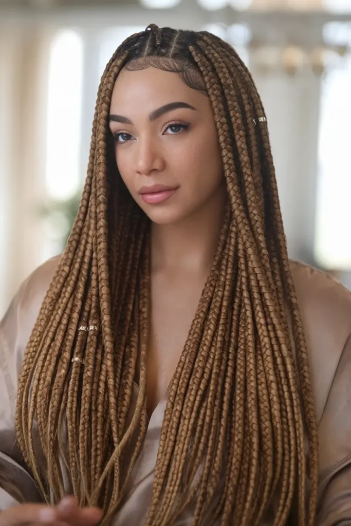 Big Box Braids Hairstyles