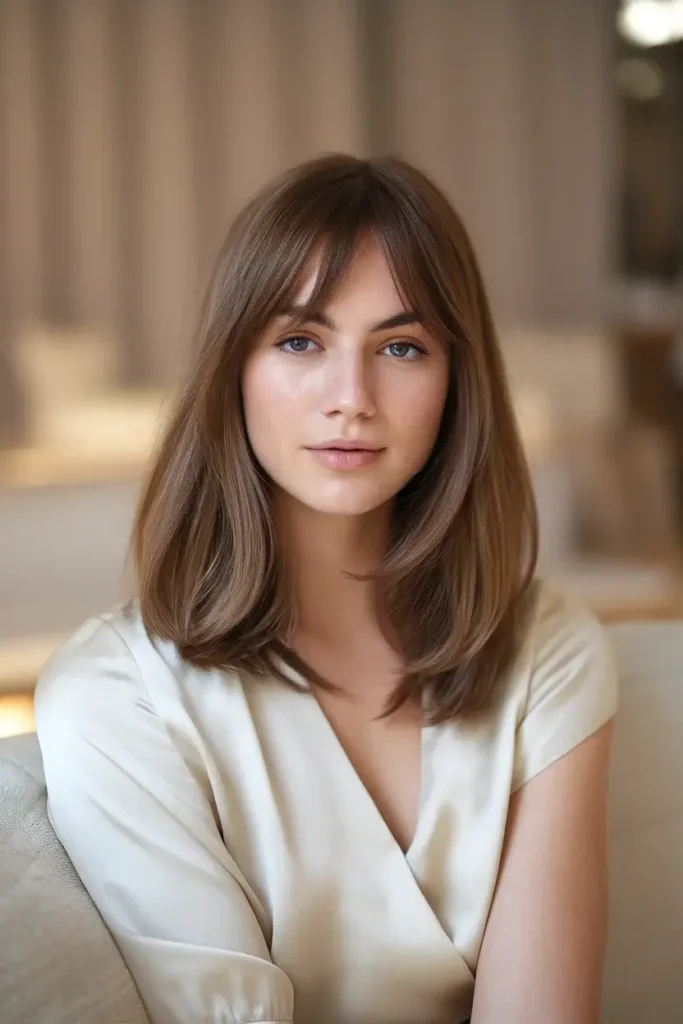 Bangs For Round Face