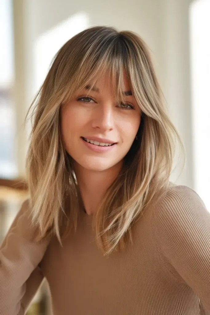Bangs For Round Face
