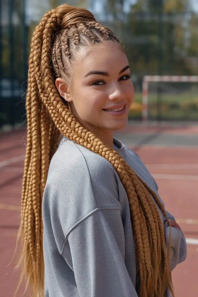 Big Box Braids Hairstyles