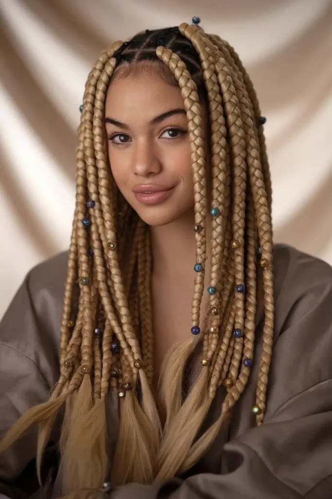 Big Box Braids Hairstyles