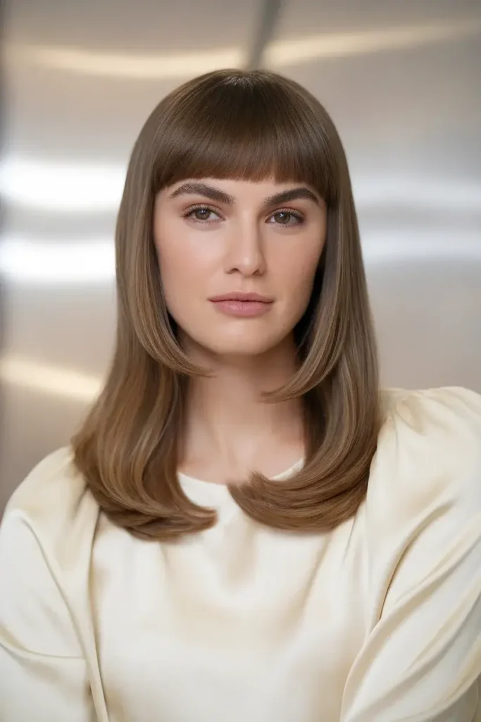 Bangs For Round Face
