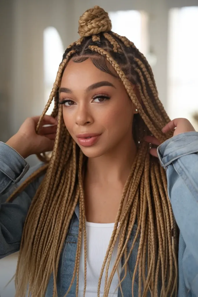 Big Box Braids Hairstyles