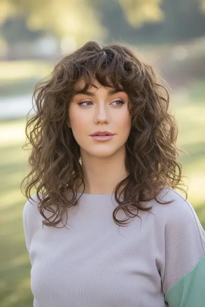 Bangs For Round Face
