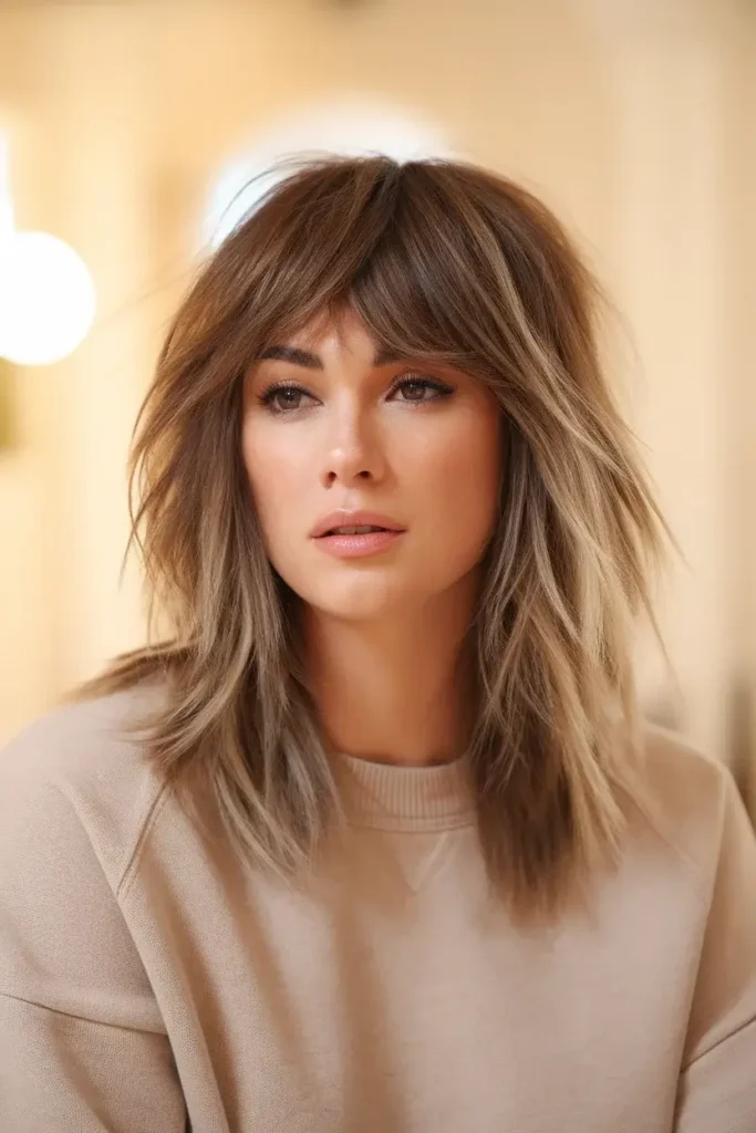 Bangs For Round Face