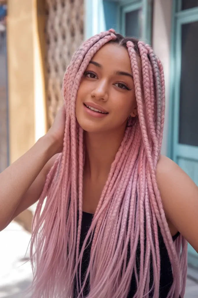 Big Box Braids Hairstyles