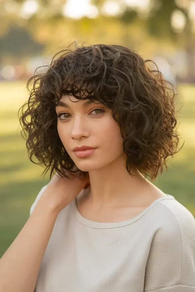 Bangs For Round Face
