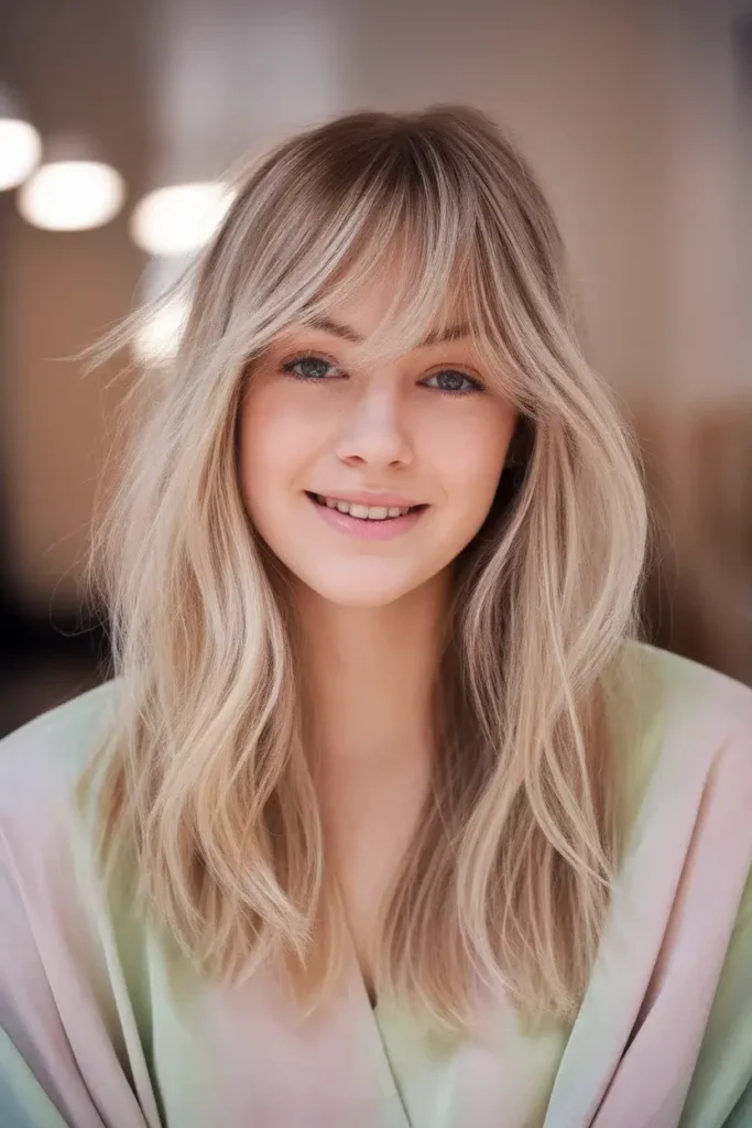Bangs For Round Face