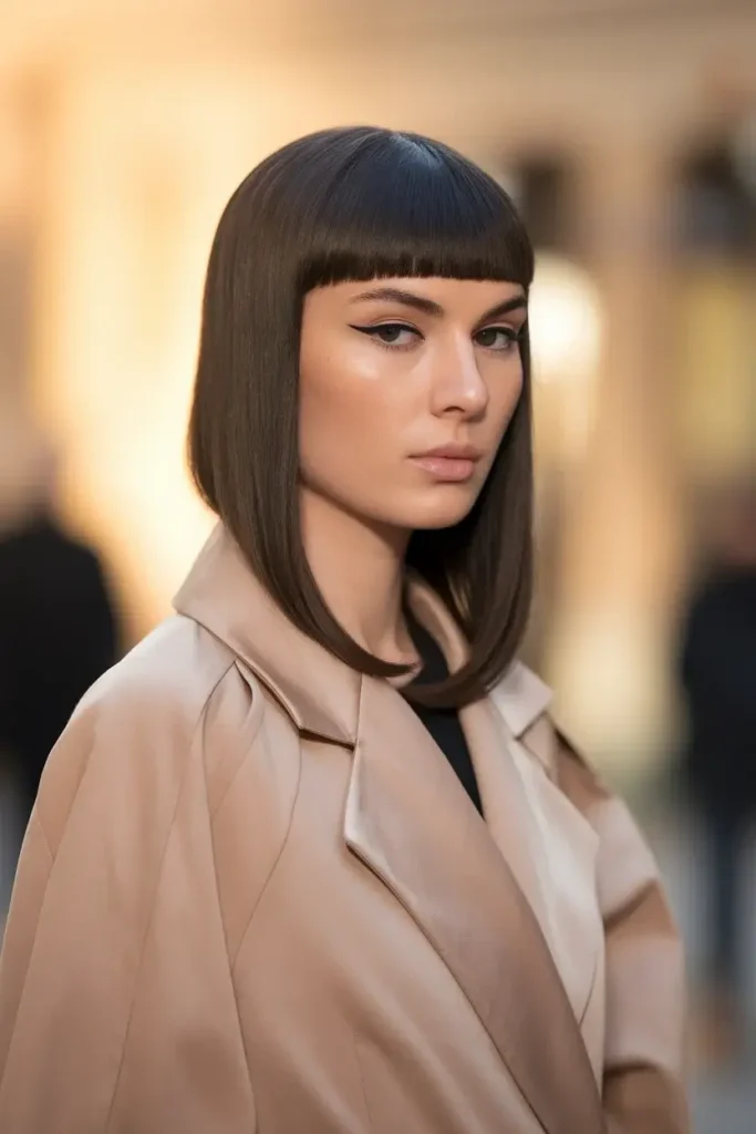Bangs For Round Face