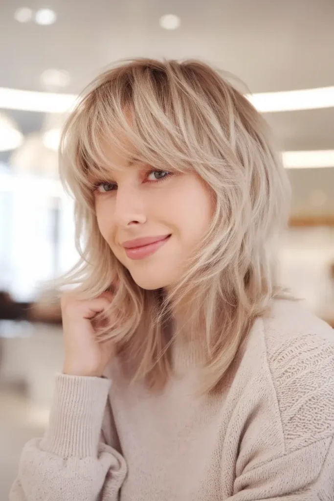 Bangs For Round Face