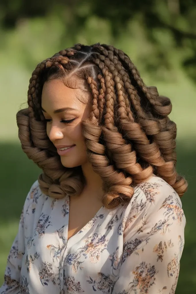 Cute Box Braids