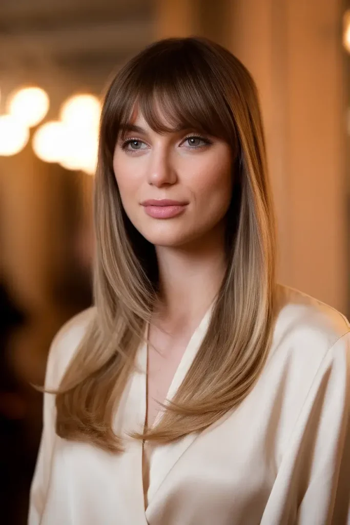 Bangs For Round Face