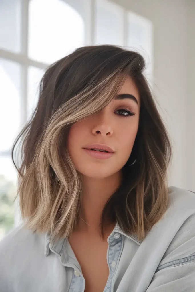 Bangs For Round Face
