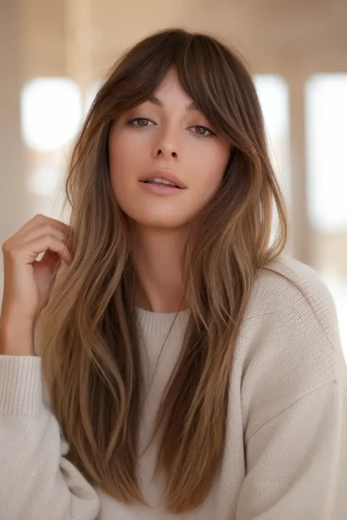 Bangs For Round Face
