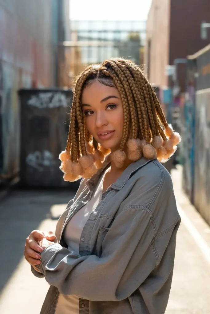 Big Box Braids Hairstyles