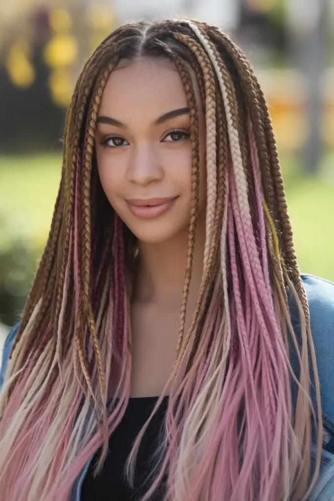 Big Box Braids Hairstyles