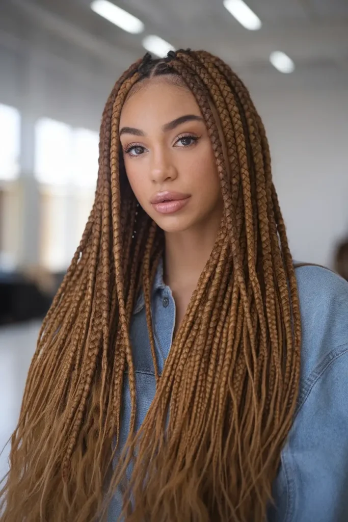 Big Box Braids Hairstyles
