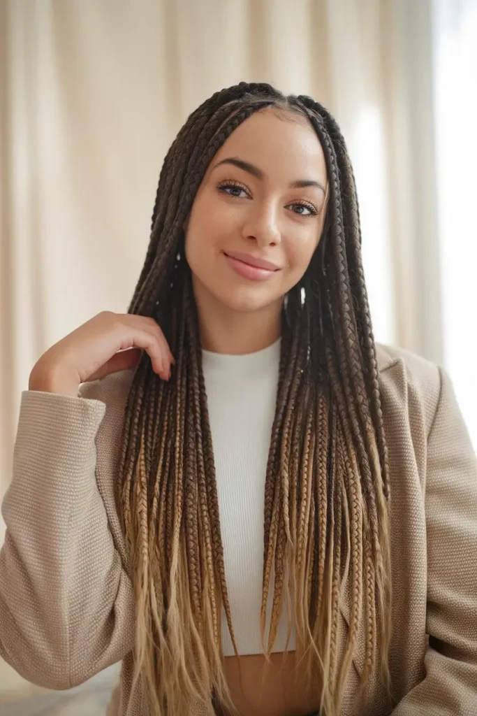 Big Box Braids Hairstyles