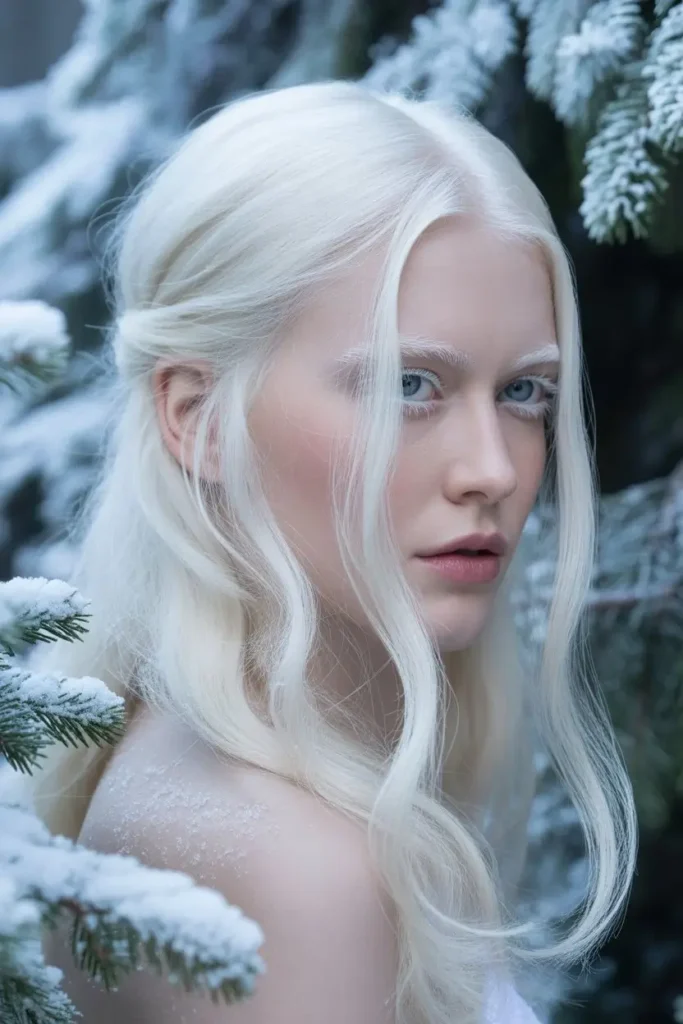 Snow White Blonde Christmas Hair Color