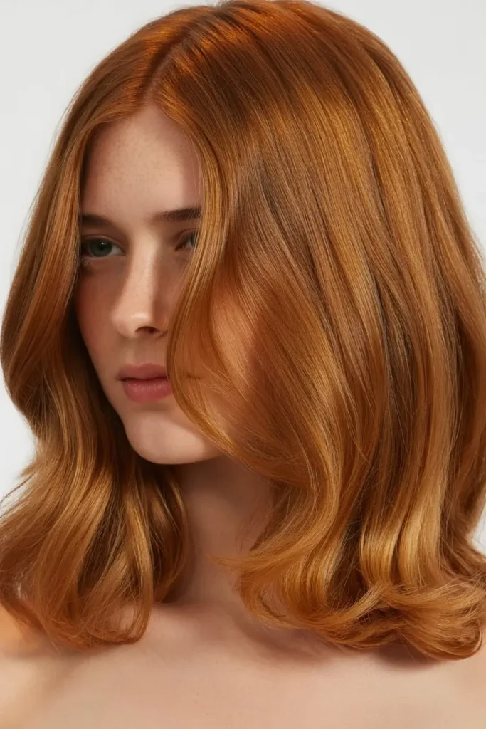 Warm Auburn Blonde