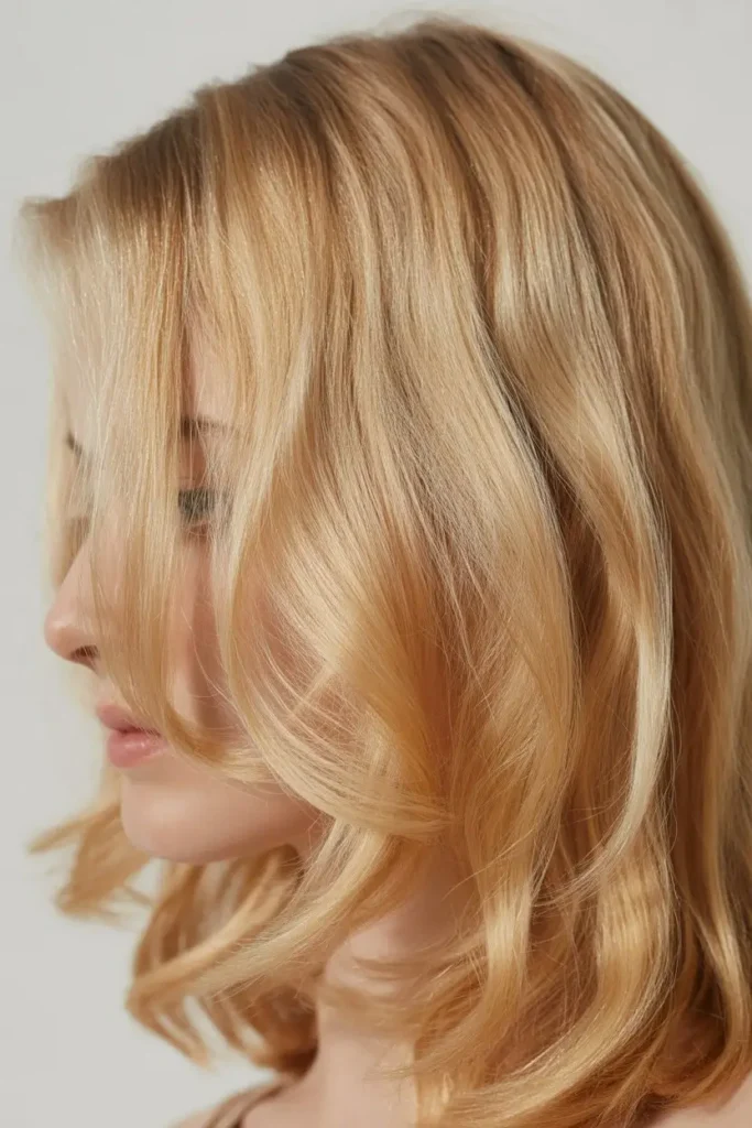 Warm Blonde Foil Highlights