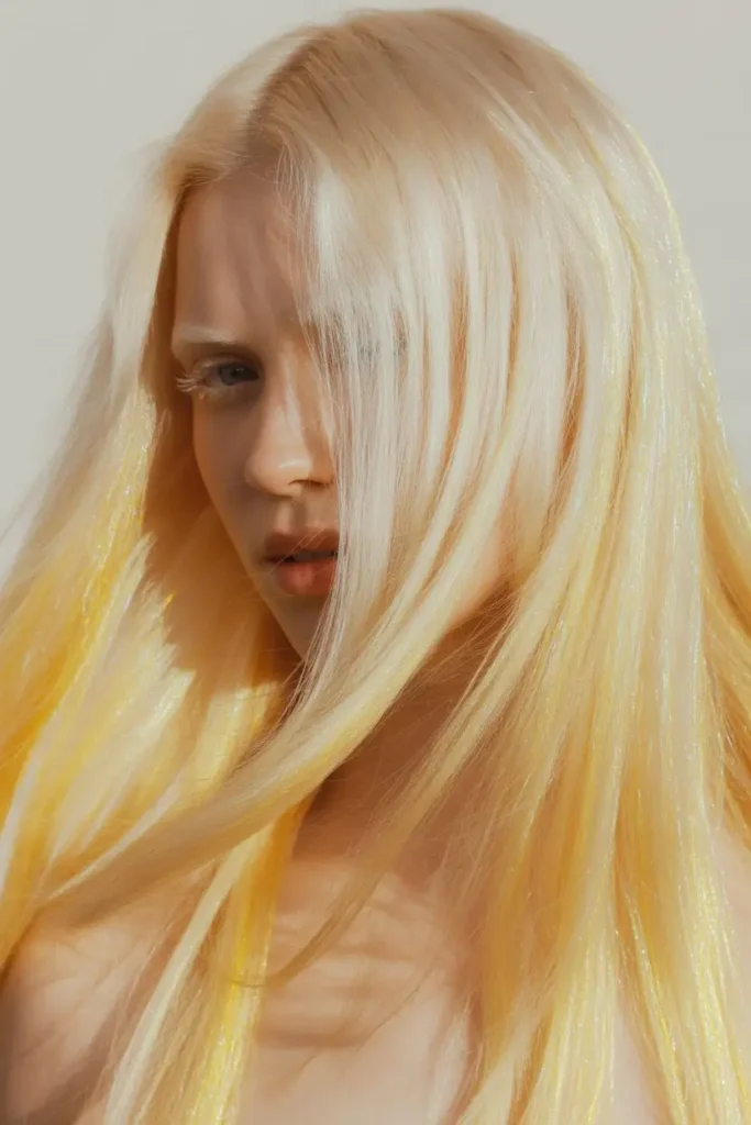 Gold-Infused Platinum Blonde