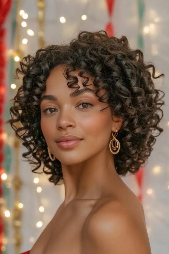 Stretched Natural Hair for the Holidays