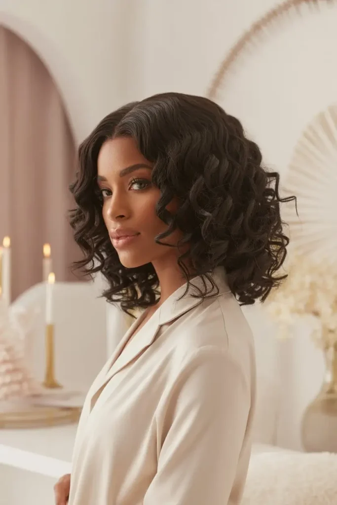 Christmas Hairstyles for Black Women